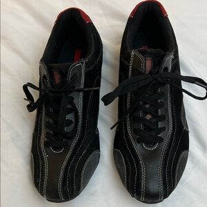 Prada Women’s Black and Gray Sneakers
